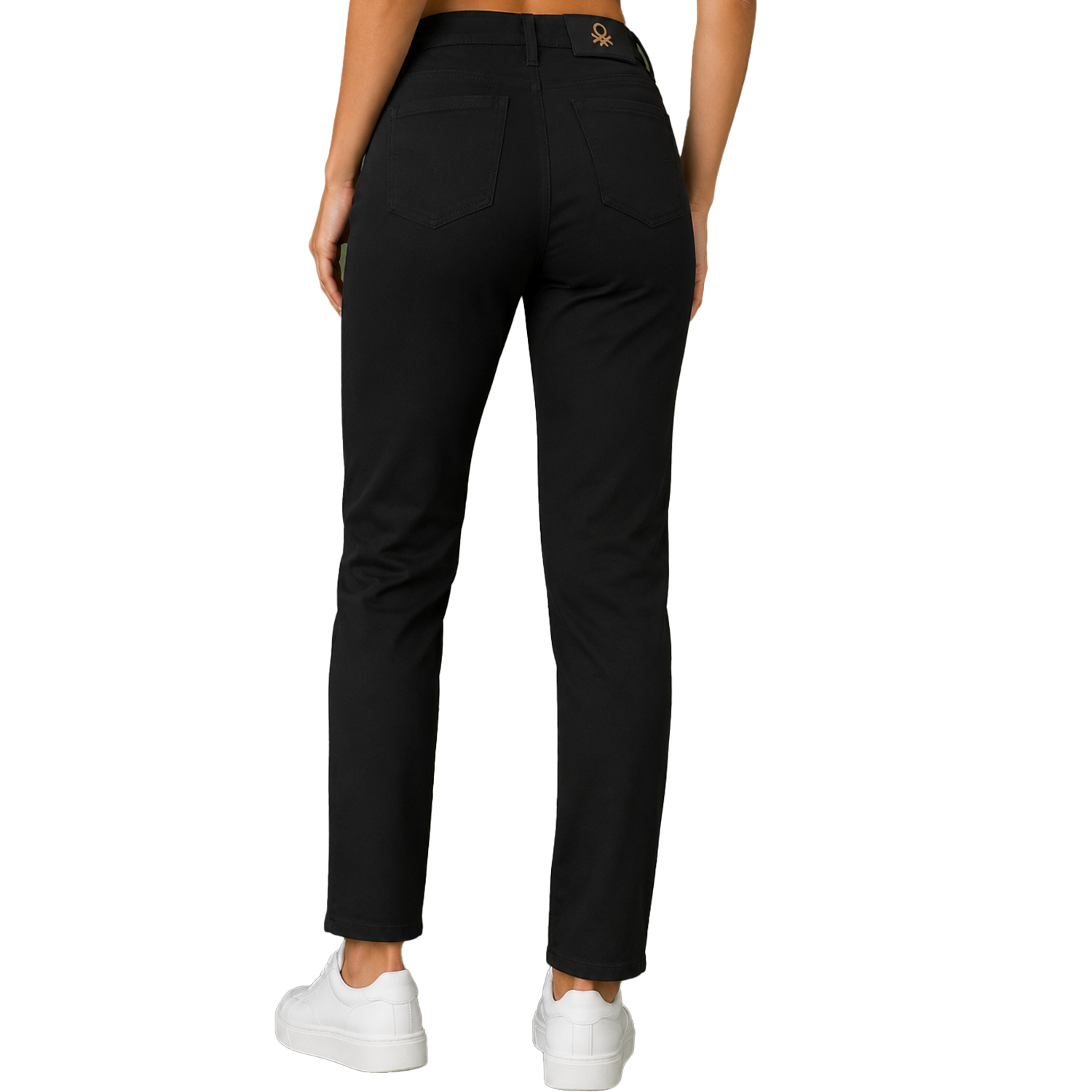 United Colors of Benetton Women's Black Pants - Branded Original - Image 2