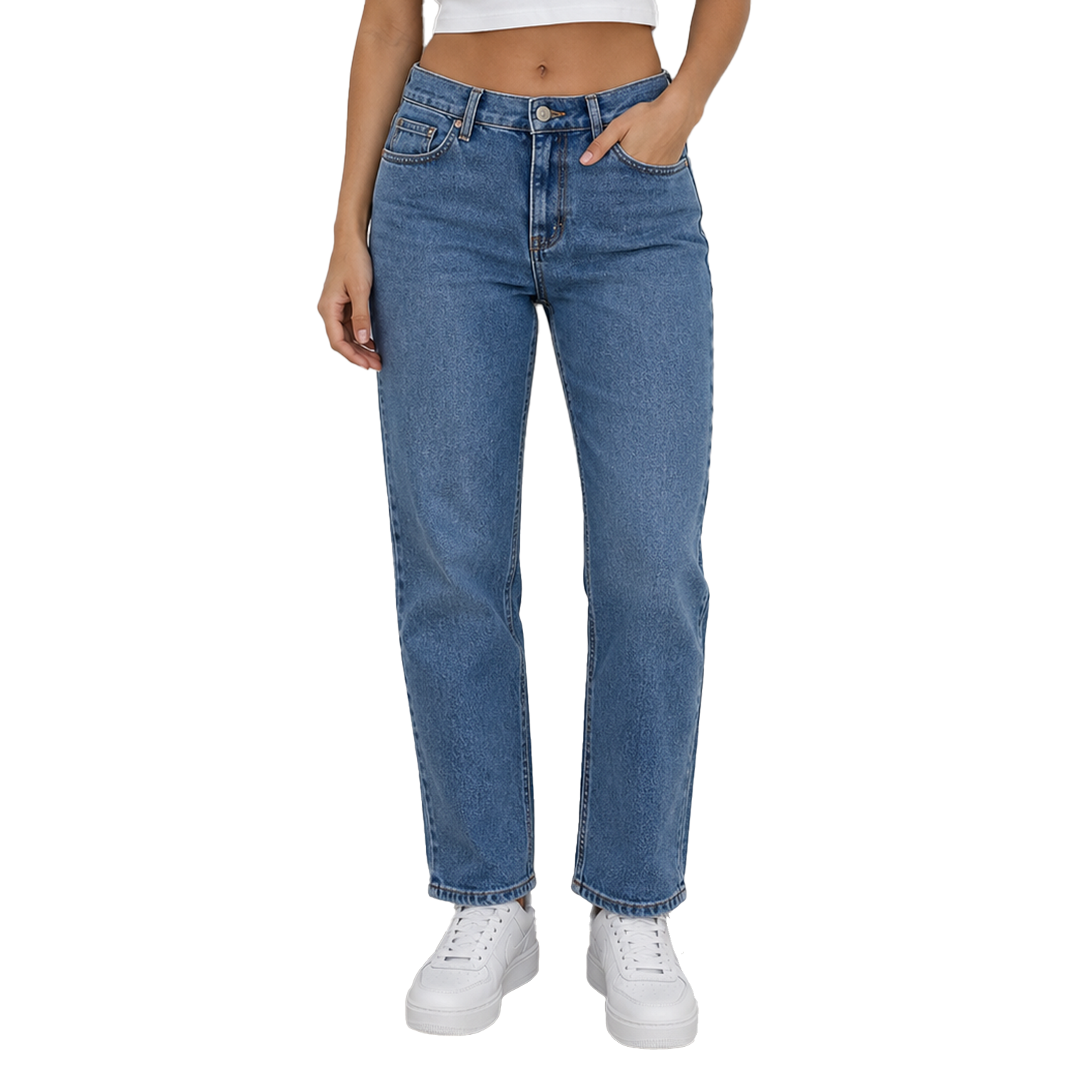 Amanada Women's Blue Denim Jean - Branded Original