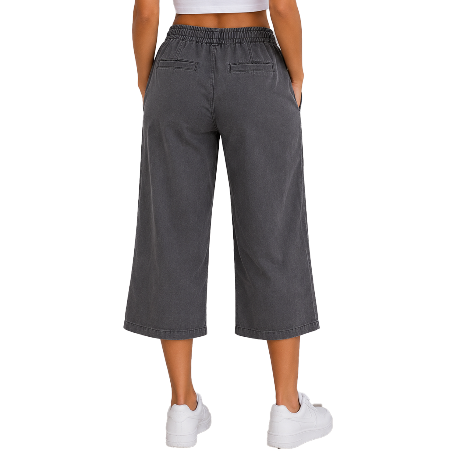 Hilary Radley Women's Grey Capris Pants - Branded Original - Image 2
