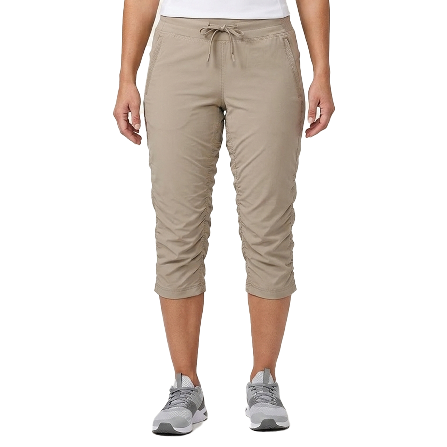 Krikland Women's Beige Capris Pants - Branded Original