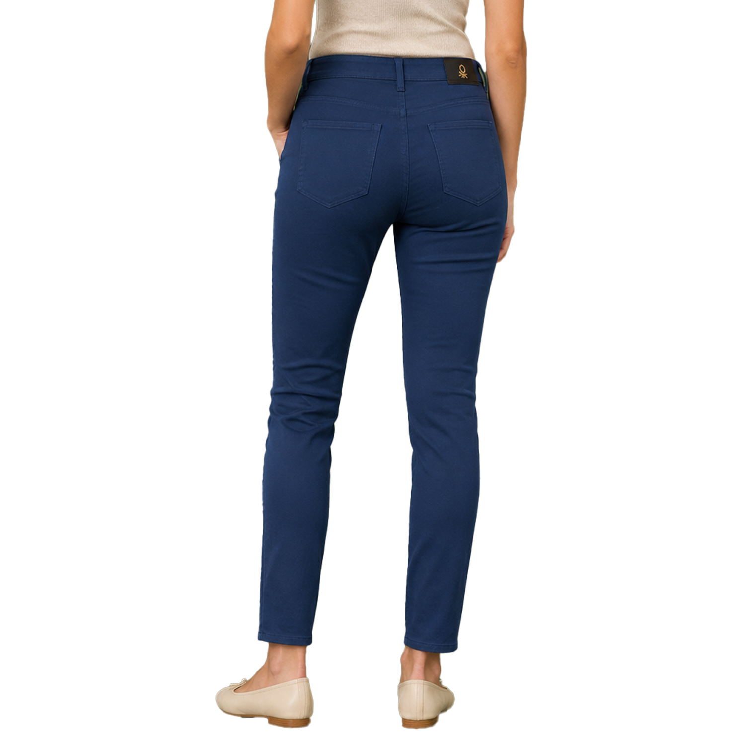 United Colors of Benetton Women's Blue Pants - Branded Original - Image 2