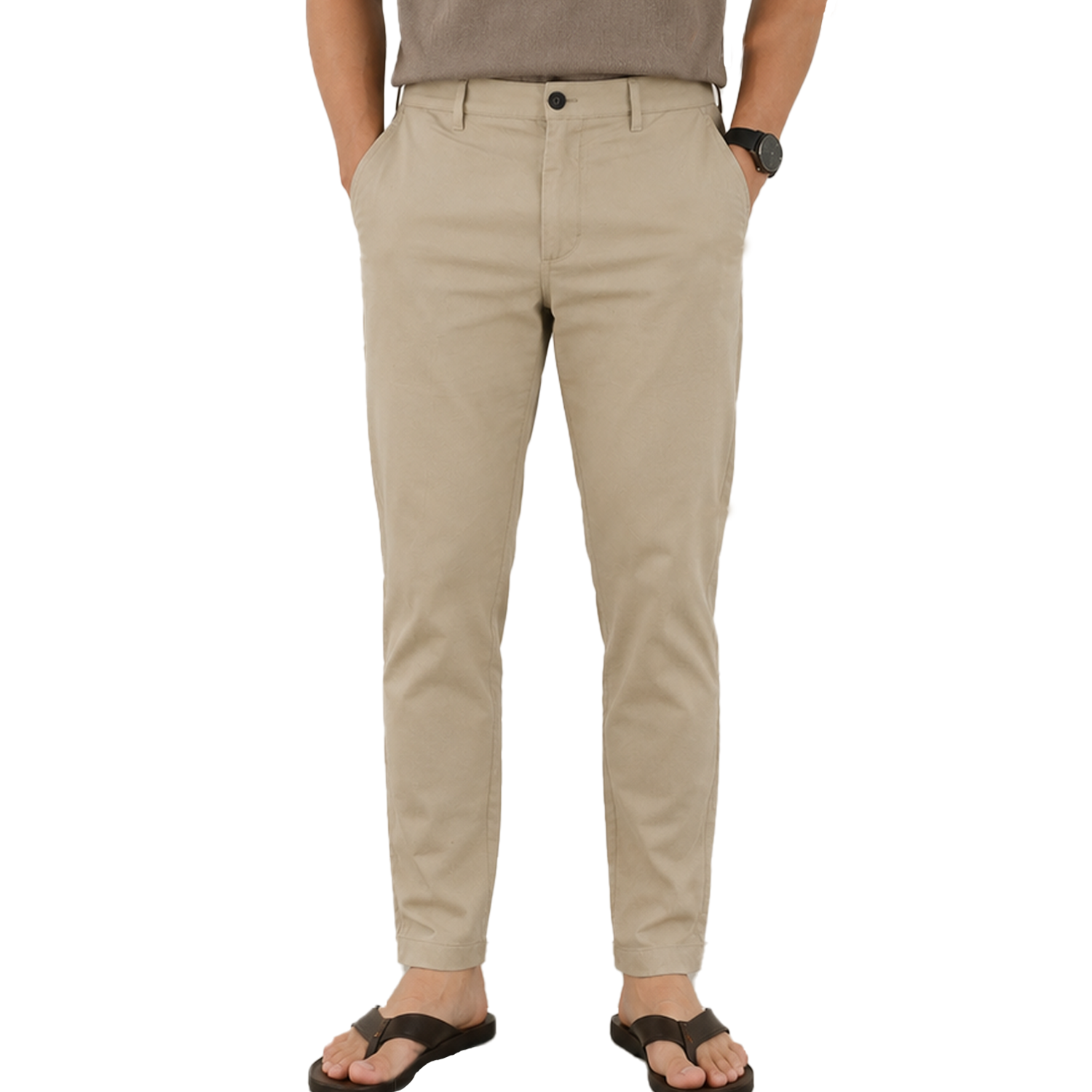 Banana Republic Men's Tan Pants - Branded Original