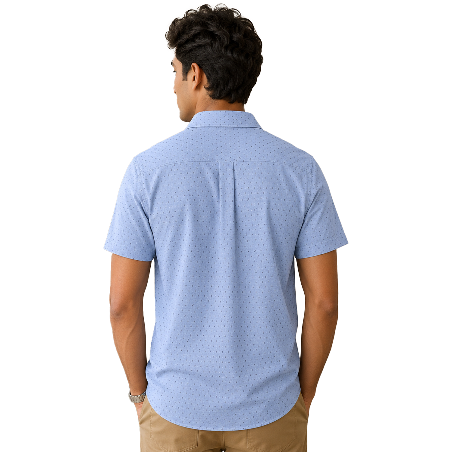 Kirkland Men's Light Blue Shirt (SS) - Branded Original - Image 2
