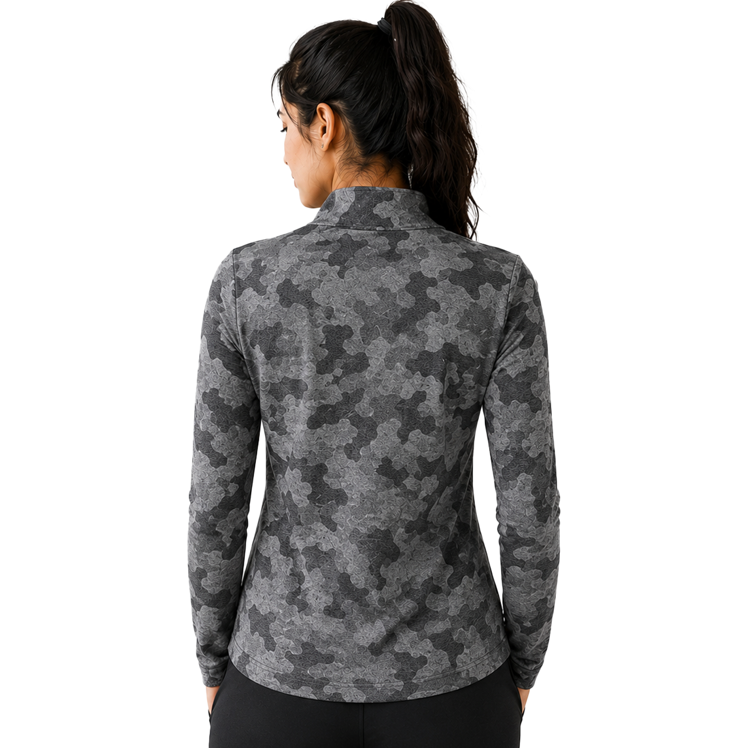 Mondetta Women's Grey T-Shirt (LS) - Branded Original - Image 2