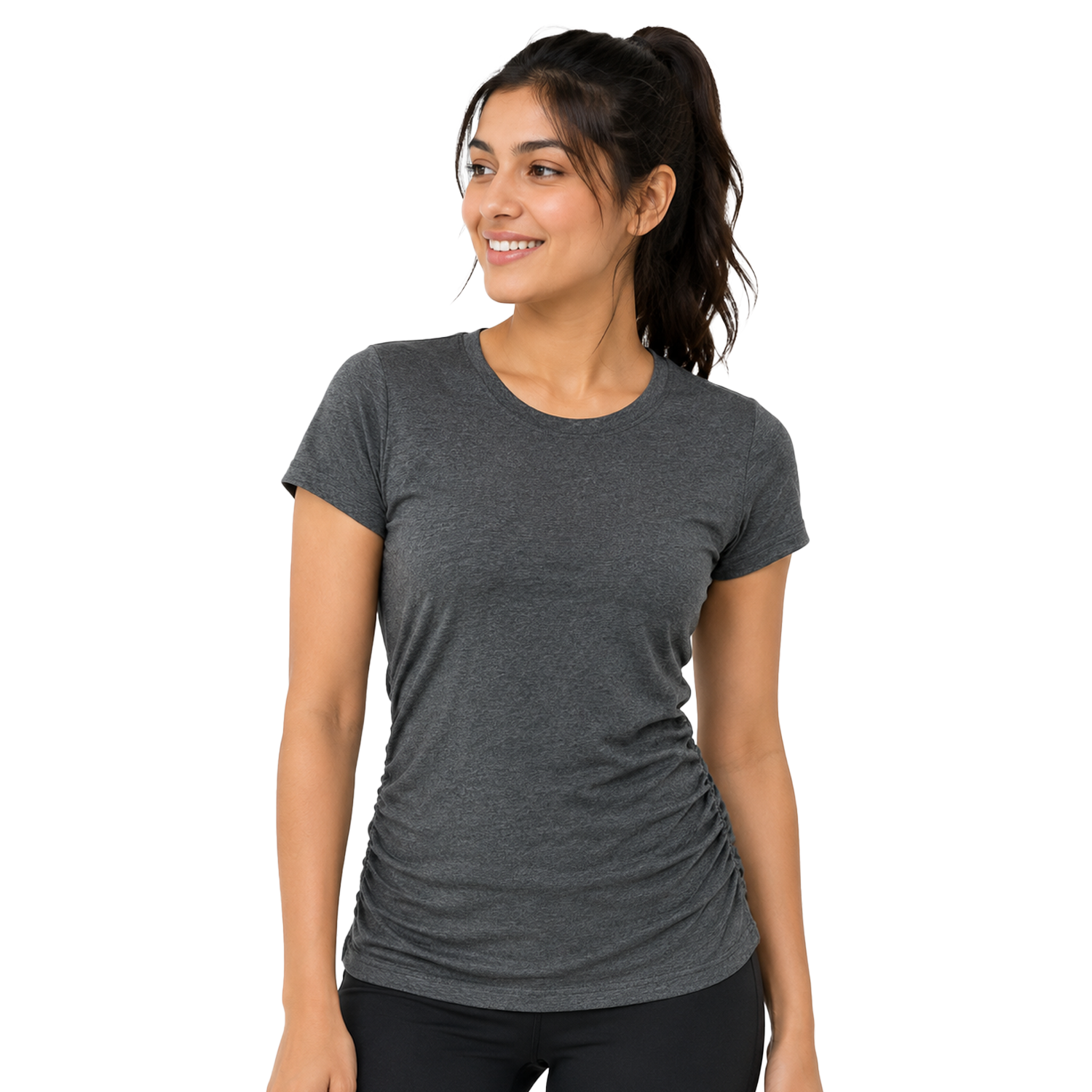Bench Women's Grey T-Shirt (SS) - Branded Original